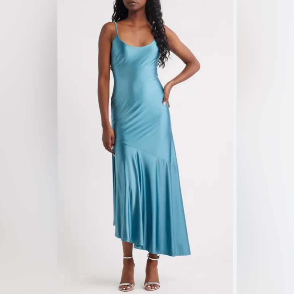 Rare London Bias Cut Liquid Satin Gown size 4